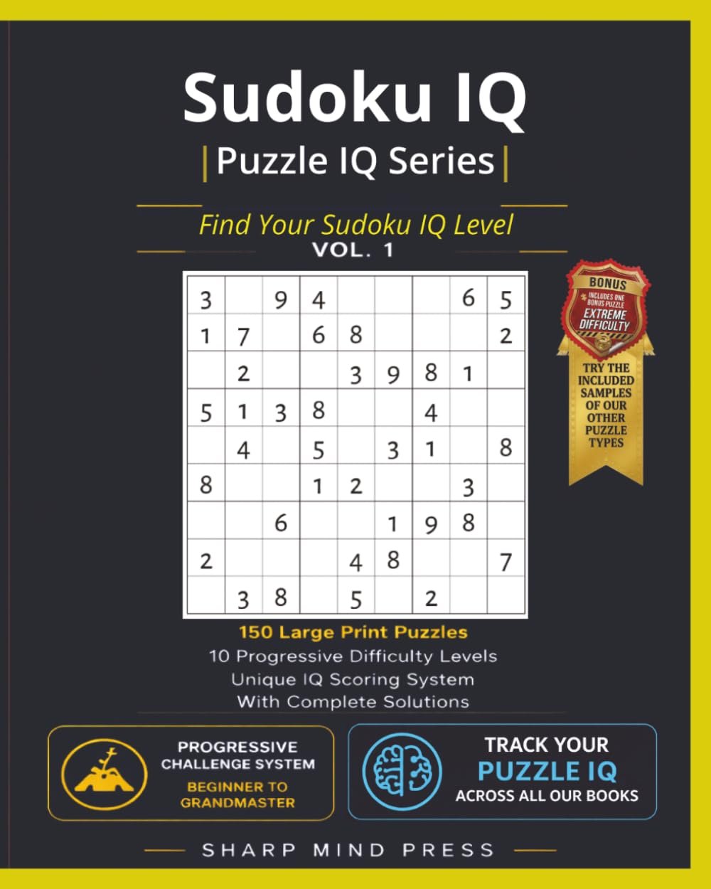 Sudoku IQ: Puzzle IQ Series — Vol. 1 book cover